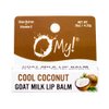O My! Goat Milk Lip Balm - Single Pack | Shea Butter and Vitamin E | Free of Parabens & More | Handcrafted in USA