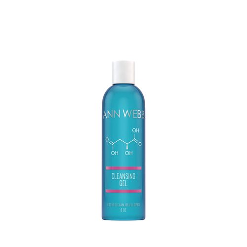 Ann Webb Foaming Cleansing Gel - Non-greasy Exfoliating Cleanser leaves skin Silky. For any skin type. Helps Oily/Blemished skin. 6oz