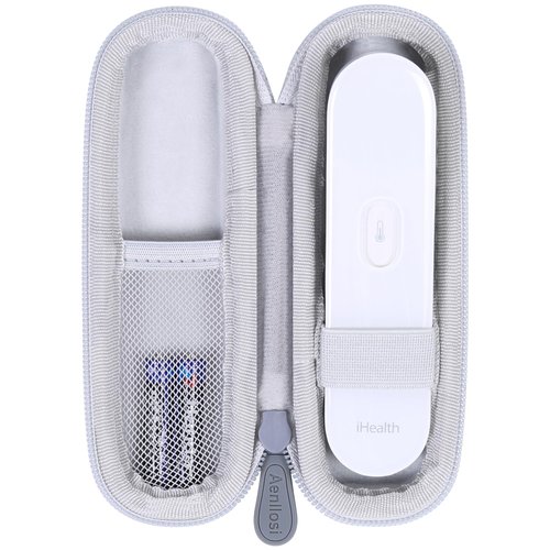Aenllosi Hard Carrying Case Compatible with iHealth No Touch Forehead Thermometer for Adults and ...