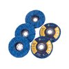 S SATC Strip Discs 5PCS Bule Stripping Wheel 4-1/2" x 7/8" Fit Angle Grinder Clean and Remove Paint Rust and Oxidation