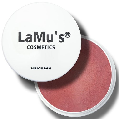 Lamu's Cosmetics Moisturizing Miracle Balm, Multi Glow Balm,Face Balm, Face Blush Cream Blush for Cheeks,Radiant Finish, Hydrating,Natural Glow,Shimmer Balm 50g/ 1.75 Oz (FLUSHED)