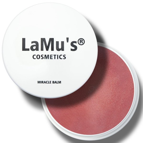 Lamu's Cosmetics Moisturizing Miracle Balm, Multi Glow Balm,Face Balm, Face Blush Cream Blush for Cheeks,Radiant Finish, Hydrating,Natural Glow,Shimmer Balm 50g/ 1.75 Oz (FLUSHED)