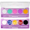 YOUNG VISION UV Neon Face & Body Paint Palette Set – Water-Activated FX Makeup for Face Painting, Blacklight Glow, Eyeliner, and Body Art – 3 Variants (1# + 2# UV, 1# + 3# Mixed, 2# + 3# Mixed)