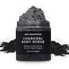 Body Prescription Deep Exfoliating Body Scrub - Cruelty-Free Formula for All Skin Types | 17.6 oz (500g) Each | Set of 1: Charcoal