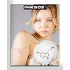 Inkbox Temporary Tattoos, Semi-Permanent Tattoo, One Premium Easy Long Lasting, Water-Resistant Temp Tattoo with For Now Ink - Lasts 1-2 Weeks, Chemistry Tattoo, 3 x 3 in, Serotonin