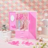 PH PandaHall Doll Closet Furniture Wardrobe Clothing Organizer Open Wardrobe with 40PCS Doll Clothes Hangers 4 Styles Pink Miniature Hangers Dollhouse Furniture Clothing Organizer for Doll