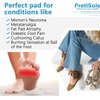 PrettSole 4 Pairs Clear Metatarsal Pads for Women, Ball of Foot Cushion, Gel Foot Pads for Ball of Foot, Forefoot Cushions Support Adhere to Shoes for Metatarsalgia, Morton's Neuroma Pain Relief