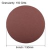 uxcell 6" PSA Sanding Discs 150 Grits Self Stick Aluminum Oxide Sandpaper for Random Orbital Sander Wood Metal Dry Polishing 20pcs
