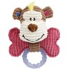 Pet Life ® 'Paci-Plush' Plush Squeaking and Rubber Teething Newborn Puppy Dog Toy