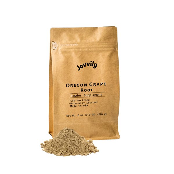 Jovvily Oregon Grape Root Powder - 8 oz - Single Ingredient, Herbal Supplement