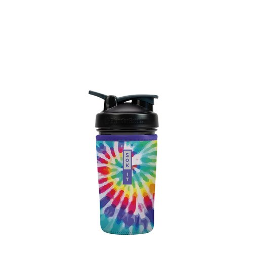 Sok It Botl Sok Protein Blender Shaker Bottle Sleeve Insulated Neoprene Cover (Rainbow Tie Dye, Fits 24oz Blender)