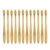 N-amboo Boar Bristles Natural Bamboo Toothbrush Eco-Friendly Biodegradable Zero Waste Pack of 12
