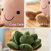 3pcs Plant Plush Toy Set: Succulent Pillow, Cute Cactus Plushies, Stuffed Potted Plants Doll - Flower & Succulent Plush (Pink, White, Blue)