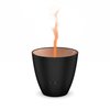 Stadler Form Aroma Diffuser Zoe, diffuses Essential Oils of Your Choice, with Unique Flame Effect, for Relaxing Aromatherapy, with ultrasonic Technology, Black
