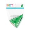Unique Green Cone-Shaped Dinosaur Cardstock Party Hats (Pack of 8) - Perfect for Kids' Birthdays & Dino-Themed Celebrations