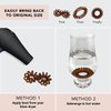 Kitsch Spiral Hair Ties for Women, Coil Hair Ties for Thick Hair, No Crease Hair Tie, Spiral Hair Ties No Damage, Hair Coils & Phone Cord Hair Ties for Thin Hair, Hair Ties Spiral, 4pcs (Brunette)