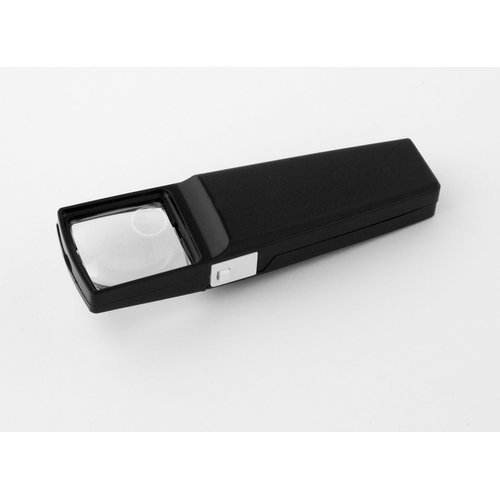 Donegan M-7LB Lighted Pocket Magnifier with Lens, 4X and 8X Bifocal Magnification