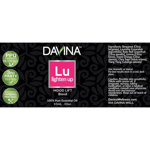 Lighten Up Essential Oil Blend 10ml by Davina