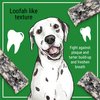 Happy Teeth Cheese & Charcoal Dental Dog Chews | Cheese Flavor with Activated Charcoal | Dental Chew | Protein Rich | Gluten Free - Lactose Free - Wheat Free - Soy Free| 2 Chews per Resealable Pouch
