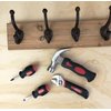 Apollo Tools 4 Piece Stubby Tool Set for Small Hands and Tight Spaces. Convenient and Compact Small Tool Set includes Mini Hammer, Mini Screwdriver Set and Mini Wrench - Red - DT0240