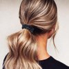 Fashey Rhinestone Hair Ties Elastic Ponytail Holder 3 Pcs Crystal Hair Scrunchies Hair Accessories for Women and Girls (blue,green,dark blue)