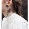 Oottati 15 Sheets Small Cute Hand WristTemporary Tattoo Stickers Watercolor Purple Lavender Violet Flower Tiny Floral For Women Girls