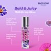 Blossom Scented Roll on Lip Gloss, Infused with Real Flowers, Made in USA, 0.20 fl. oz./5.9ml, Lychee