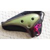 Utopia Ceramic Ocarina Dark Brownie & Prairie Green Alto C Key Ceramic Ocarina - High temperature Kiln Treated good Hardness Endurability