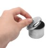 3PCS Professional Stainless Steel Acrylic Nail Tips Cup Dappen Dish Liquid Powder Holder Container Nail Art Equipment Tools (Silver)
