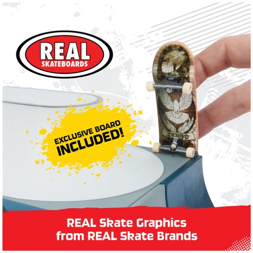 TECH DECK, Speedway Hop, X-Connect Park Creator, Customizable and Buildable Ramp Set with Exclusive Fingerboard, Kids Toy for Ages 6 and up