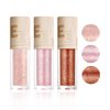 ZHISHUDL 3Pcs Glitter Eyeshadow Liquid Glitter Eyeshadow,Long Lasting Waterproof High Pigmented Shimmer Sparkling Glitter Eye Shadow,Shiny Eye Glitter Makeup