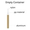 3ml Empty Nail Oil Pen with Brush, Twist Pen for Tooth Whitening, Gel Lip Gloss Container, Eyelash Growth Liquid Tube(Golden, 6PCS)