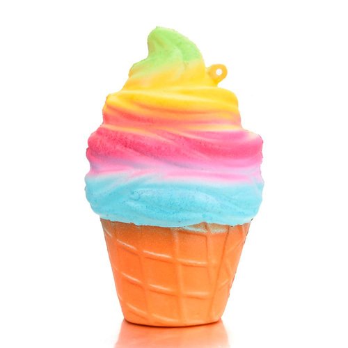 Ice Cream Squishy Fidget Item - Small Squishy Stress Ice Cream Stress Relief Party Favors Fidget Tool Adults - Small Squishy Stress Tool Ice Cream Party Favors