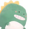 ARELUX Dinosaur Plush Cuddle Pillow Cute Dinosaur Stuffed Animal Plush Toy Dinosaur Plushies Room Decor Festival Dinosaur Accompany Christmas Birthday Gifts for Kids Boys Girls 16inch