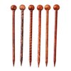 6 Pieces Wood Hair Sticks Japanese Hair Chopsticks for Hair Pins for Women Long Handmade Craft 13cm