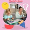 My Quiet Book - Travel Toys for Toddlers 1-3, Learning Toys for Toddlers 1-3 with 10 Montessori Activities, Toddler Girl Toys, Toddler Books, Christmas Toddler Gifts Stocking Stuffers Toddler Toys 1-2