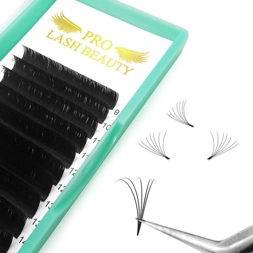 Volume Lash Extensions D-0.07-15 Easy Fan Volume Lashes Flowering Lash Extensions Rapid Blooming Lashes Rapid Blooming Eyelash Extensions C D curl Mega Volume Lash Extensions 9 to 20 mm(D-0.07,15 mm)