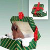 Irish Setter Gift Box Christmas Ornament - Delightful!