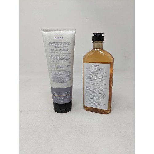 Bath and Body Works 2 Piece Pack Aromatherapy Cedarwood Vanilla, Bath Wash and Foam Bath, Body Cream