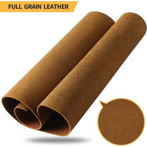 Tooling Leather Bovine™ Tan Brown 1mm Leather Sheets 8x12 in