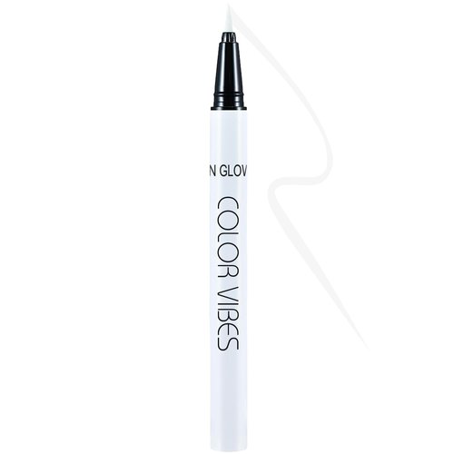 GIRGBE Vibrant Neon Liquid Eyeliner, Long-lasting Matte Colored Eyeliner Pen, Waterproof and Smudge-proof Pigmented Eye Liner, Colorful Eye Makeup for Halloween Christmas (#5white)