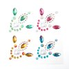 Face Paint Jewels Rhinestone Stickers Self Adhesive Crystal Makeup Face Paint Bling Face Gems Stick for Festival Accessory Decorations (#5)