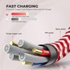 AGOZ 2Pack 6ft USB C Cable Fast Charger Compatible with iPhone 16, iPhone 16 Pro Max, iPhone 15 Pro Max, 15 Pro, 15 Plus, 15, iPad Pro 12.9",11",Air 5th