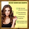Light Brown Shampoo Para Pintar el Cabello - Instant Hair Dye Shampoo 3 in 1 Refresh Hair Color, Herbal Shampoo Hair Dye for Women Men, Easy to Use & Long Lasting Hair Color Shampoo 16.90 oz