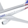 ZEZEFUFU Simulation 1/400 Scale American B777 Airplane Model Alloy Plane Model with Display Stand Aviation Science Exhibition Model