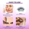 Wffenhefragrance Artificial Mink Eyelashes - Fluffy Wispy Lashes 5 Pairs|Contact Lens Friendly|Easy to Apply&Reusable|Perfect for Daily Wear, Special Occasions|9-15-16mm