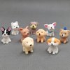 SAFIGLE 54 Pcs Artificial Dog Simulation Puppy Figure Dog Party Miniature Garden Dogs Puppy Toys for Kids Children Party Favors Small Dog Figurines Dog Party Favors Pomeranian Resin Child