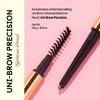 Winky Lux Uni Brow Precision Eyebrow Pencil, Dual Sided with Spoolie, Longwearing Waterproof Eyebrow Crayon, Define Ultra Fine Tip to Shape and Fill Brows, Brown, Blonde and Taupe Universal Shade