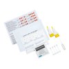 Eldoncard INC Blood Type Test (Complete KIT) - Find Out if You are A, B, O, AB & RH- Results in Minutes - Air Sealed Envelope, Safety Lancet, Micropipette, Cleansing Swab - 1 Pack