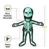 14" Skeleton, Glow in The Dark, Hand Puppet